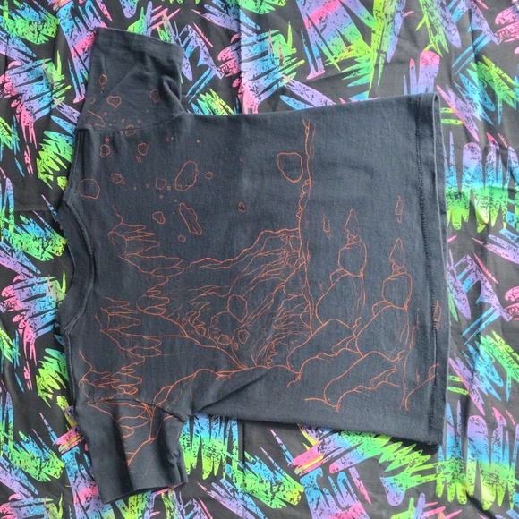 VTG 90s AOP Disney Aladdin Magic Carpet Ride T Shirt - Picture 5 of 13